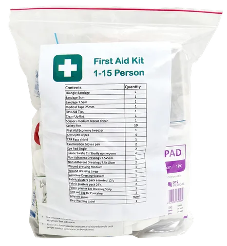First Aid Kit Office Range 1-15 Refill