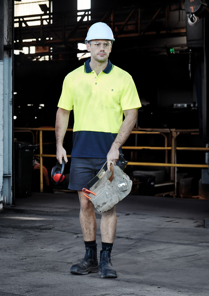 Syzmik | Unisex Hi Vis Basic Short Sleeve Polo | ZH231
