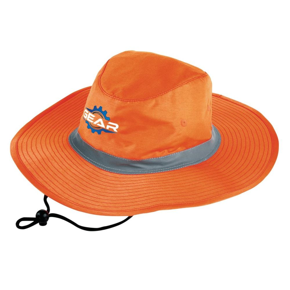 hi vis branded sun hat
