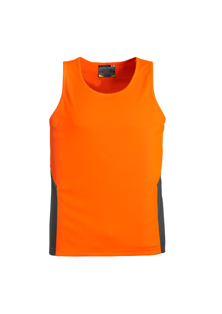 Syzmik | Mens Hi Vis Squad Singlet | ZH239