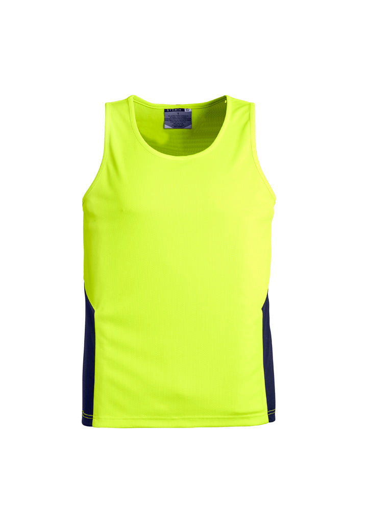 Syzmik | Mens Hi Vis Squad Singlet | ZH239