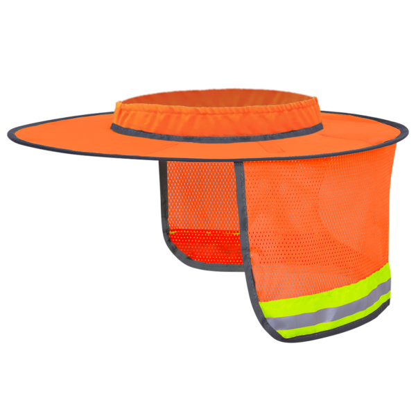 Armour Hi Vis Full Brim Helmet Sun Shield | HPAHVBSS