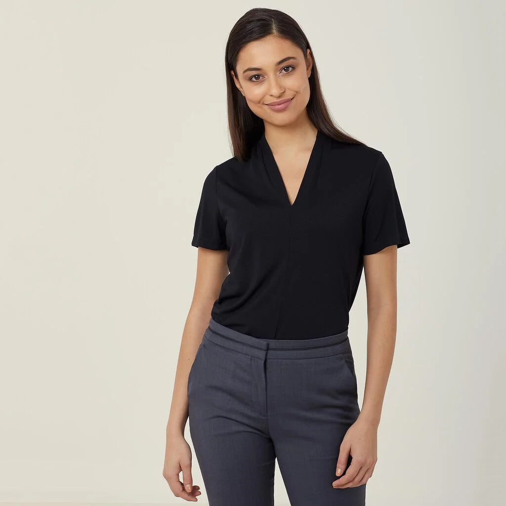 NNT Womens V Neck Top