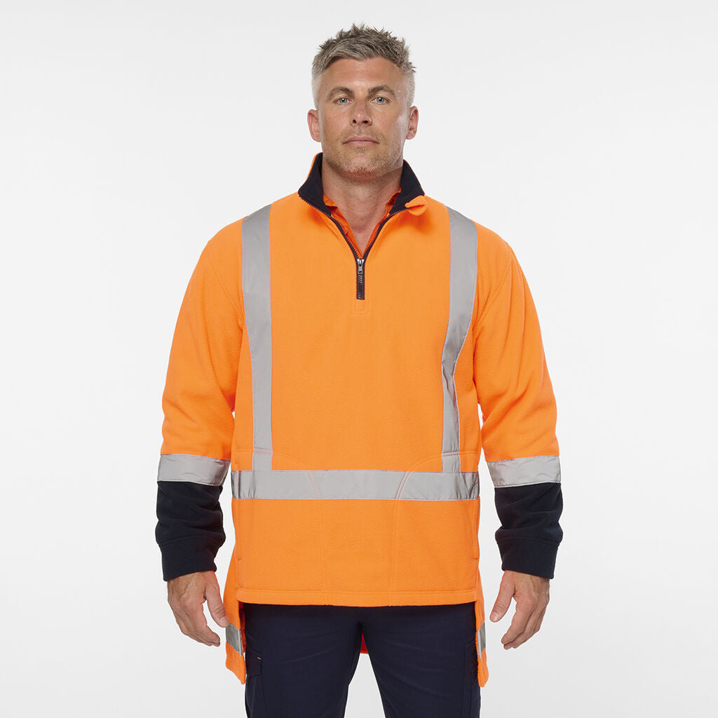 King Gee Originals Hi Vis TTMC 1/4 Zip Pullover SKU K55064