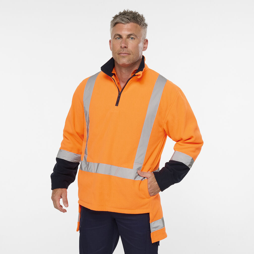 King Gee Originals Hi Vis TTMC 1/4 Zip Pullover SKU K55064