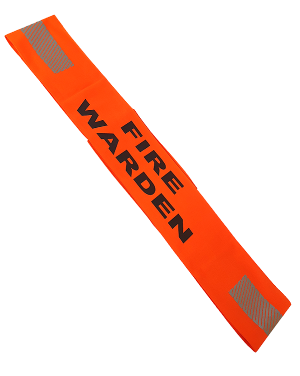 Hi-Vis Fire Warden Sash with Velcro | PCA1040