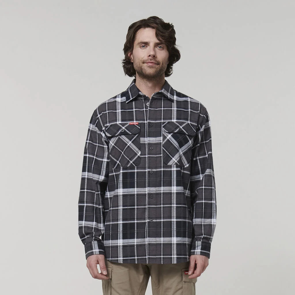 Hard Yakka Long Sleeve Check Flannel Shirt YO7752