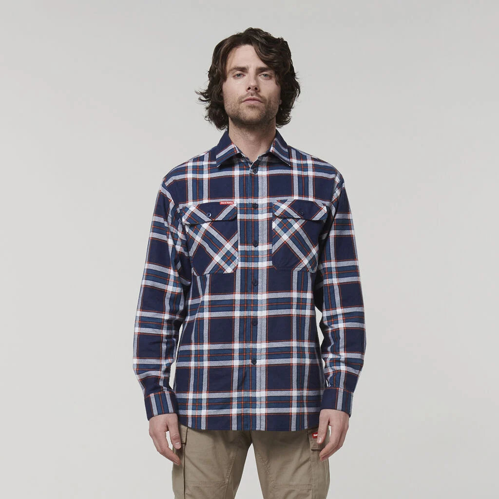 Hard Yakka Long Sleeve Check Flannel Shirt YO7752